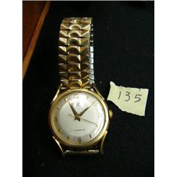 Men's Gruen automatic wind 14 K gold watch (3)