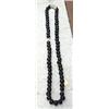 Image 1 : 24" strand of black amethyst trade beads (3)