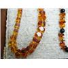 Image 2 : 27" strand of graduated and faceted amber necklace- beautiful piece (3)