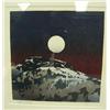 Image 1 : Brian Birdsall print of full moon over the Chugiak, 5 of 100 (3)