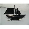 Image 1 : Baleen sailing ship- 10-1/4" and 6-1/4" tall