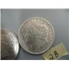 Image 3 : Lot of 2 US one dollar coins- 1921 E Pluribus Unum; 1922 Liberty