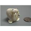 Image 2 : Carved walrus from core ivory done by AHS - 2-3/4" and 1-1/4" tall