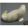 Image 3 : Carved walrus from core ivory done by AHS - 2-3/4" and 1-1/4" tall