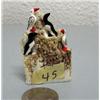 Image 1 : Small rookery with 4 ivory carved birds done by R. B. Kokuluk- 2-1/4" tall