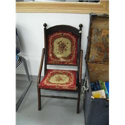 American style chair with carpet seating (99)