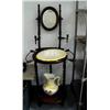 Image 1 : Wash basin and jug with mirror (99)
