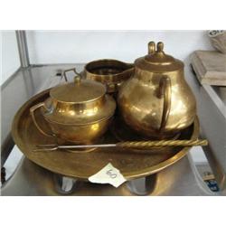 5-piece brass tea set (99)