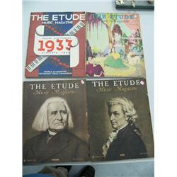Lot of old music magazines "The Etude" from the 1930's (99)