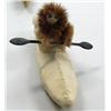 Image 1 : 9" seal skin kayak with baleen oar (3)