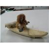 Image 2 : 9" seal skin kayak with baleen oar (3)
