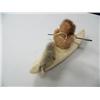 Image 3 : 9" seal skin kayak with baleen oar (3)