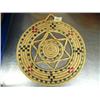 Image 1 : Hooper Bay grass tray 8-1/2" decorated with dyed seal gut (3)