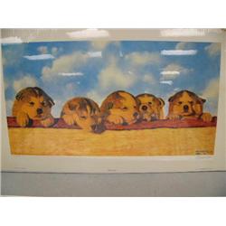 CHOICE on 5 signed and numbered Fred Machetanz prints: "Grass is Always Greener", 472 of 950, 17" 32