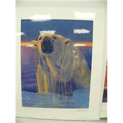 CHOICE on 5 signed and numbered Fred Machetanz prints: "Up in the Arctic", 304 of 950, 18-1/2" x 14-