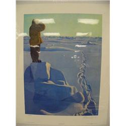 CHOICE on 5 signed and numbered Fred Machetanz prints: "Trail of the Great White Bear", 175 of 950, 