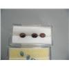 Image 2 : Lot of 4 gem stones- rubies, sapphire, topaz, and garnets
