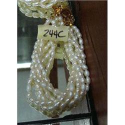 CHOICE on 3 multi-strand genuine pearl bracelets