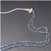 Image 3 : Two Vintage Multi-Strand Sapphire Bead Necklaces