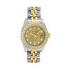 Image 2 : Rolex Ladies Quickset 2Tone 18K With Factory Diamond Dial Datejust With Rolex Bo