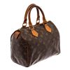 Image 2 : Louis Vuitton Brown Monogram Canvas Speedy 25 Satchel Bag