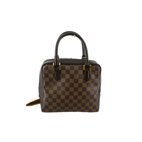 Louis Vuitton Damier Ebene Canvas Leather Brera Handbag