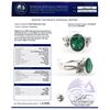 Image 4 : 3.12 ctw Emerald and 0.38 ctw Diamond 18K White Gold Ring