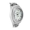 Image 3 : Rolex Ladies Quickset Sapphire Stainless Steel Silver Dial Diamond Bezel Date Wa