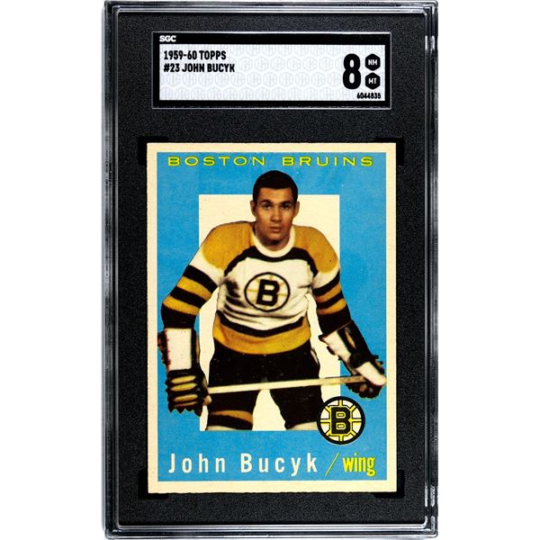1959-60 Topps #23 John Bucyk (SGC 8)