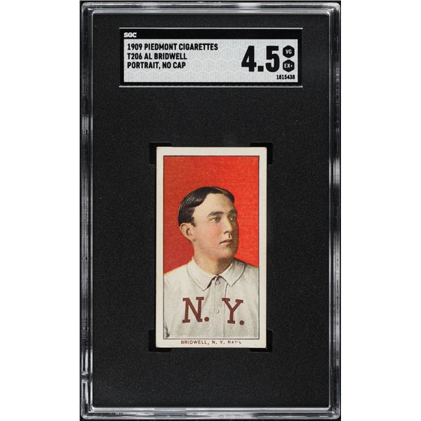 1909-11 T206 #53 Al Bridwell (SGC 4.5)