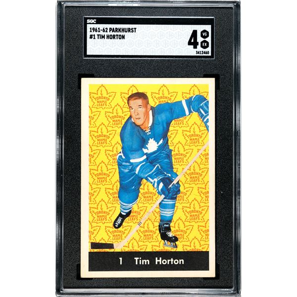 1961-62 Parkhurst #1 Tim Horton (SGC 4)