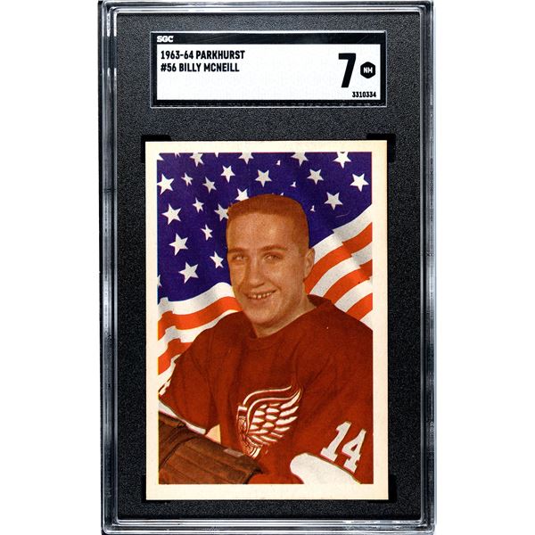 1963-64 Parkhurst #56 Billy McNeil (SGC 7)