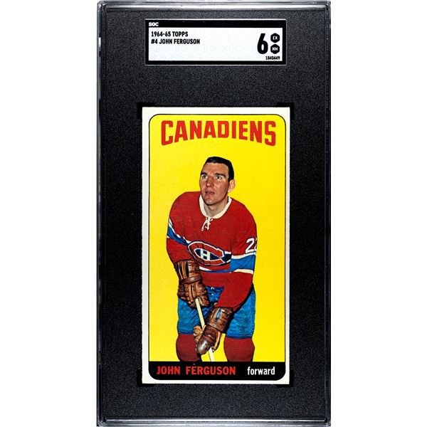 1964-65 Topps #4 John Ferguson (SGC 6)