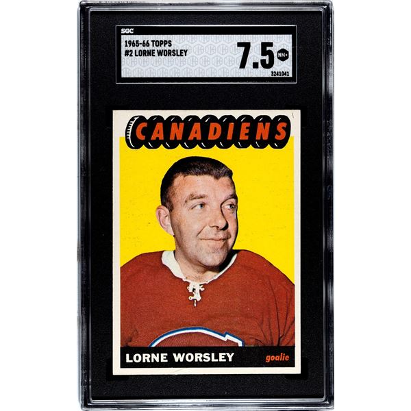 1965-66 Topps #2 Gump Worsley (SGC 7.5)