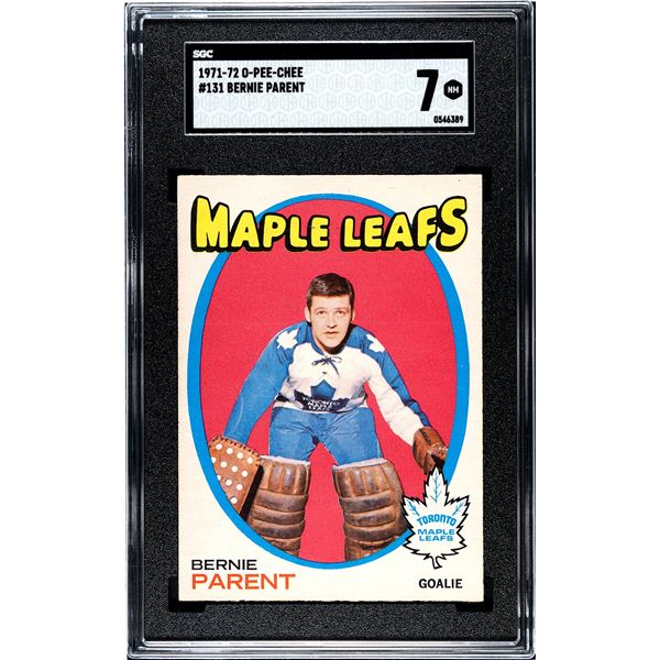 1971-72 O-Pee-Chee #131 Bernie Parent (SGC 7)