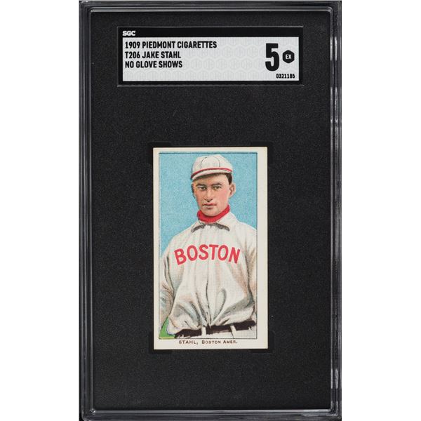 1909-11 T206 #461 Jake Stahl (SGC 5)