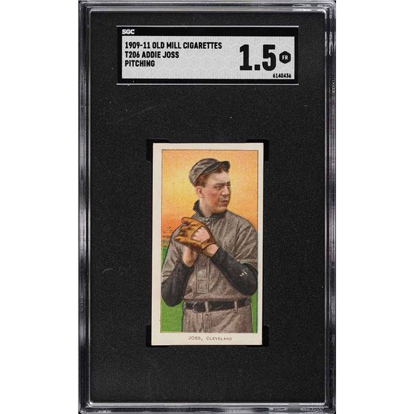 1909-11 T206 #244 Addie Joss (Pitching) (SGC 1.5)