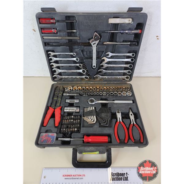 ALLIED Portable Tool Kit with Variety of Tools (Wrenches, Pliers, Strippers, Sockets, Hex Keys, Cres