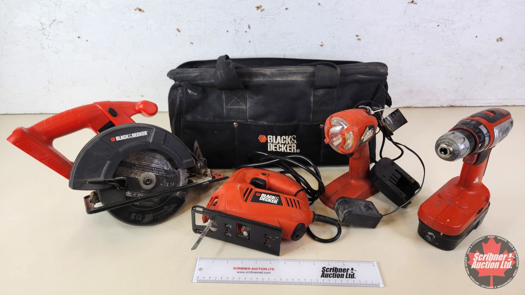 BLACK & DECKER POWER TOOL COMBO !!! - Cordless Drill 18v (Batt Op ...