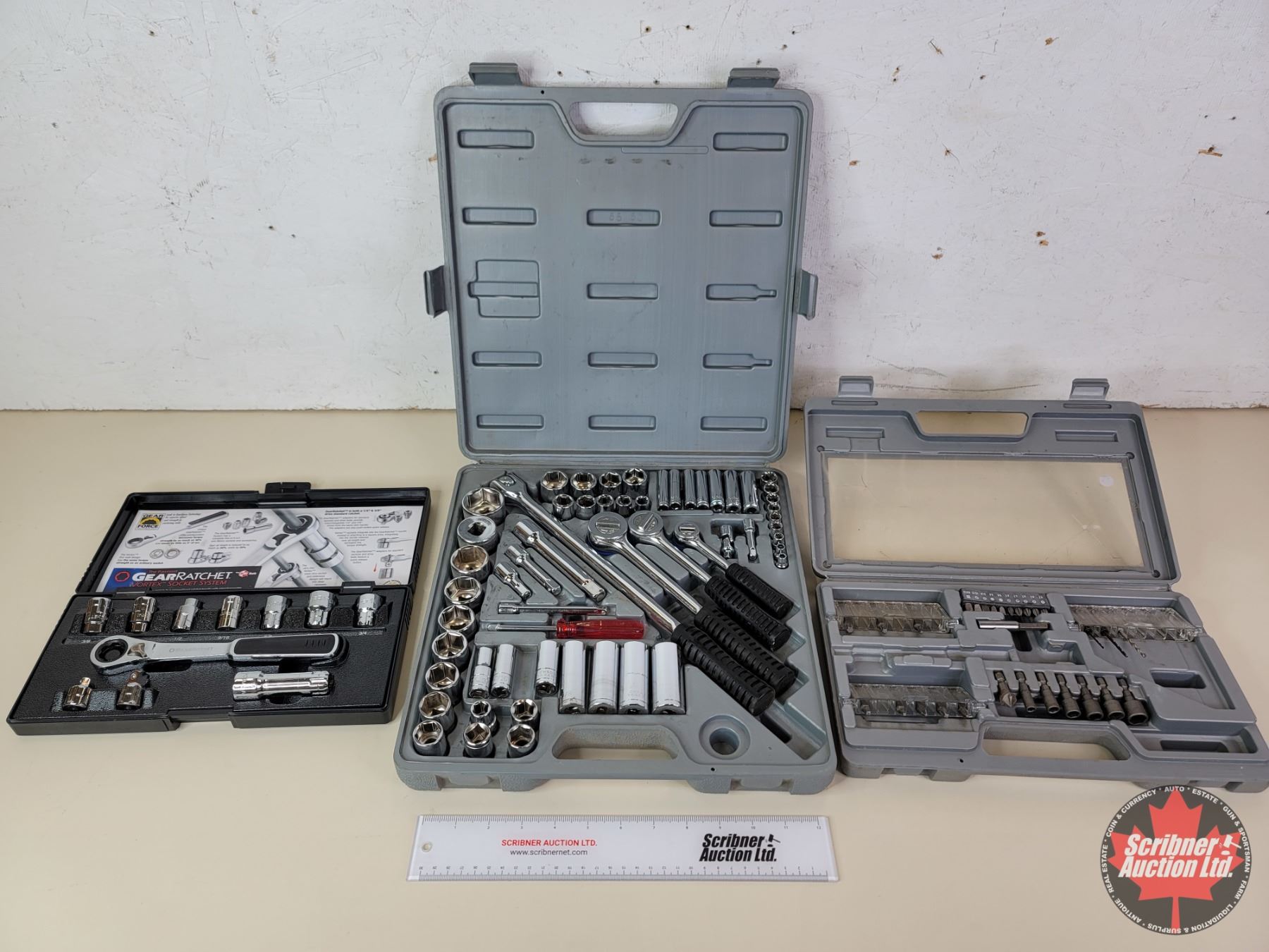 Tool Sets (3): Gear Ratchet Vortex Socket System, Screwdriver Bits ...