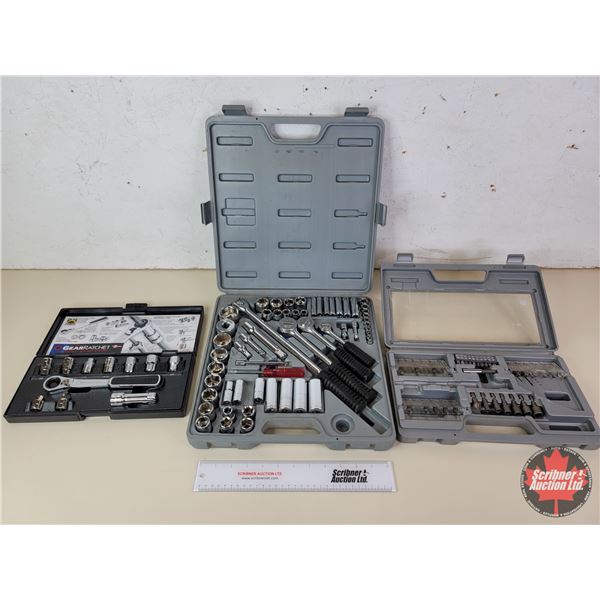 Tool Sets (3): Gear Ratchet Vortex Socket System, Screwdriver Bits ...