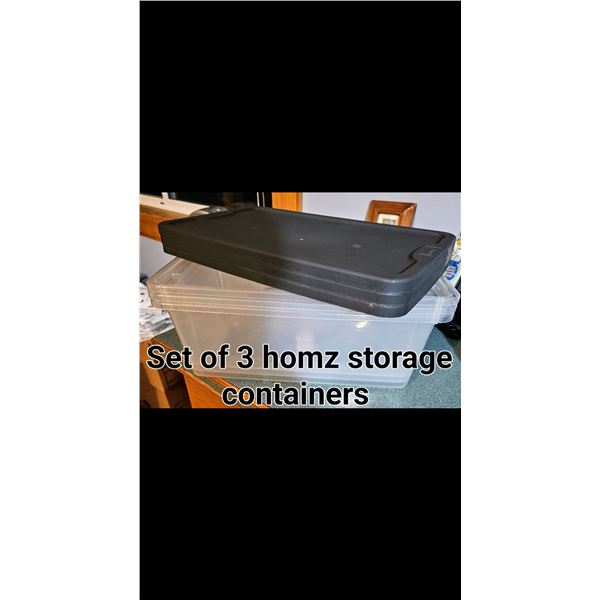 Homz Storage Containers