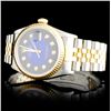 Image 1 : Diamond 36MM Rolex Two-Tone DateJust Watch
