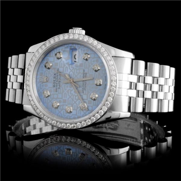 Diamond 36MM Rolex DateJust Watch