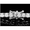 Image 1 : 5ct Diamond Bracelet in 18k White Gold
