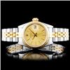 Image 2 : Champagne Ladies Rolex YG/SS DateJust Watch