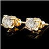 Image 1 : 0.48ctw Diamond Earrings in 14K Gold