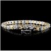 Image 1 : Two-Tone Diamond Bracelet, 1.00ctw, 14K