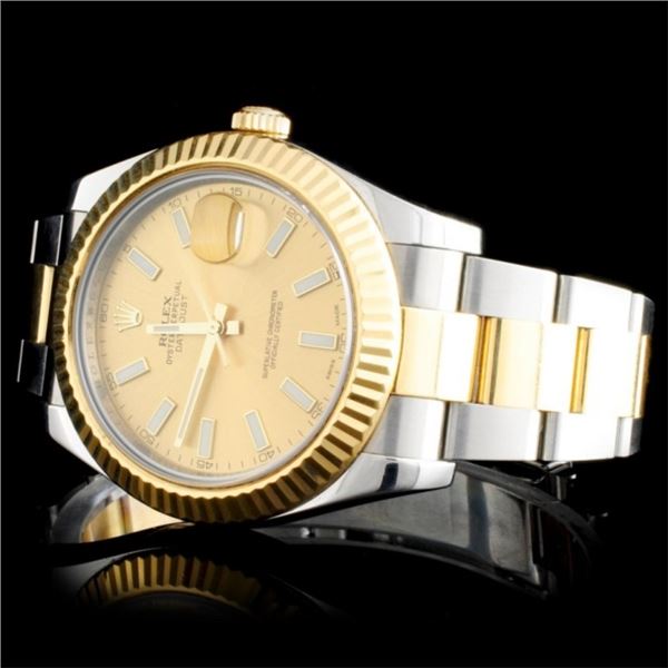 41MM DateJust II Rolex Watch in Two-Tone