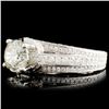 Image 1 : 18K Gold Ring with 2.89ctw Diamonds